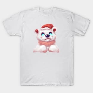 Cute Polar Bear Drawing T-Shirt